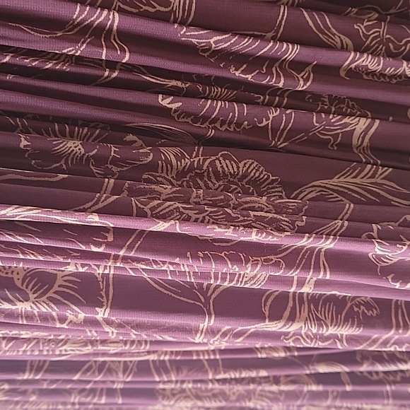 Evereve‎ Hazel Burgundy Scoop Neck Sleeveless Pleated Dress Women Sz Medium - Picture 11 of 15